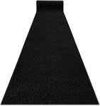 L&auml;ufer Karmel Glatt, Einfarbig Schwarz 60 Cm Black 60x110 Cm