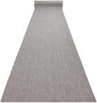 L&auml;ufer Sisal Sion Melange Flach Gewebt Grau 80cm Grey 80x300 Cm