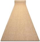 L&auml;ufer Sisal Sion Melange Flach Gewebt Natural Ekr&uuml; 80cm Beige 80x100 Cm
