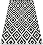 Rugsx - Teppich Bcf Morad Ruta Diamanten, Geometrisch - Schwarz / Creme Black...