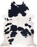 Teppich K&uuml;nstliches Rindsleder, Rind G5069-1 Wei&szlig; Schwarz Leder Multicolour...