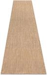 Teppich, L&auml;ufer Sisal Sion A5165a Melange Flach Gewebt Natural Beige 70x200 Cm