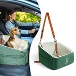 Hundesitz Auto F&uuml;r Kleine Hunde, Mit Memory-schaum, Waschbar, Gr&uuml;n