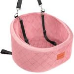 Hunde-autositz Pink Small, Bequem, Waschbar, Mit Sicherheitsleine