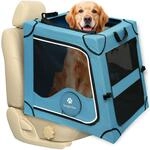 Faltbare Hundetransportbox F&uuml;r Autor&uuml;ckbank, Atmungsaktiv, Mit...