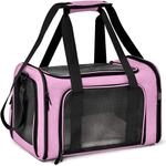 Transporttasche F&uuml;r Katze & Hund, Faltbar, Atmungsaktiv, L (rosa)