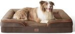 Orthop&auml;disches Hundebett 97x71 Cm F&uuml;r Gro&szlig;e Hunde, Waschbar, Braun