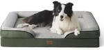 Orthop&auml;disches Hundebett 89x63 Cm Mit Hohem Rand, Waschbar, F&uuml;r Mittlere...