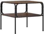 Beistelltisch R&auml;uchereiche 100 X 50 X 46 Cm Holzwerkstoff Vidaxl