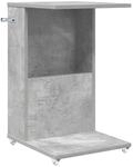 Vidaxl Side Table Concrete Grey 40 X 35 X 60 Cm Engineered Wood