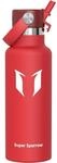 Edelstahl Trinkflasche Mit Strohhalm 350ml-1l Bpa-frei Thermosflasche F&uuml;r Sport