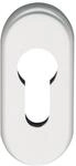 Eco Schulte - Eco Zylinderrosette Pz 70x33x7mm Zylinder Abdeckung Aluminium Silber