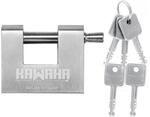 D-f&ouml;rmiges Vorh&auml;ngeschloss Edelstahl 60mm, Heavy Duty, 5 Schl&uuml;ssel,...