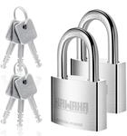 Edelstahl Vorh&auml;ngeschloss 40mm, Gleichschlie&szlig;end, 2 St&uuml;ck, F&uuml;r Innen &...