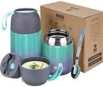Thermobeh&auml;lter F&uuml;r Essen 500ml & 700ml Edelstahl, Warmhaltebeh&auml;lter Mit...