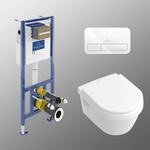 Villeroy & Boch Architectura Wc-set Direct Flush, Mit Vorwandelement Und