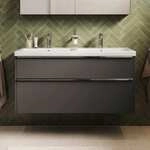 Duravit Joviva Keramik-doppelwaschtisch Mit Unterschrank 120 Cm