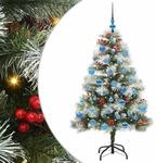 K&uuml;nstlicher Weihnachtsbaum Gr&uuml;n Und Wei&szlig; 150 Cm Vidaxl