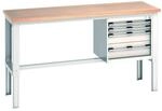 Bott Werkbank Cubio 4 Schubladen Multiplexplatte 2000 X 750 X 740-1140 Mm Ral...