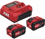 Flex Akku-starter Set Power P-set 18-88 Xt Ca2 2 X Akku Ap 18/8.0 + Ca2 12/18...