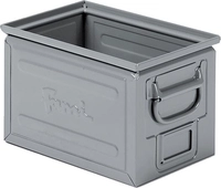 Stahlkasten Mm B=300t=200h=200 Gr.272-3 Grau Ral7000