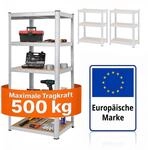 Relaxdays Schwerlastregal, 5 Ebenen, Hbt: 200 X 90 X 60 Cm, Bis 875 Kg, Keller &