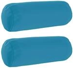 Kissenbezug 2 Pcs Heerlen Himmelblau &Oslash; 15 X 40 Cm Polyester Vidaxl