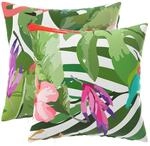 Kissenbezug 2 Pcs Heerlen Mehrfarbig 40 X 40 Cm Polyester Vidaxl