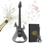 Flaschen&ouml;ffner E-gitarre Mit Geschenkbox, Metall, Silber