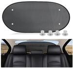 Auto Sonnenblende Heckscheibe 100x50cm Mit Saugn&auml;pfen Uv-schutz Faltbar