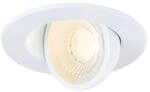 Paulmann Led-einbauleuchte Zina 5/8 W &Oslash; 9 Cm Dimmbar Wei&szlig; Matt Deckenlampen