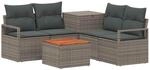Sofa Set 6 Stk. Grau Und Dunkelgrau 55 X 55 X 37 Cm Vidaxl