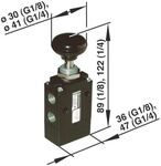 Imi Norgren Mechanischbet&auml;tigtes Pneumatik-ventil 03040402 Geh&auml;usematerial