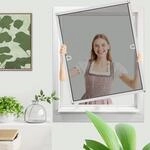 Fliegengitter Fenster Mit Alurahmen 60x80 Cm, Insektenschutz Ohne Bohren,...