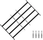 Vidaxl Security Grille For Windows With 4 Crossbars 3 Pcs 63-114 Cm