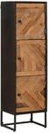 Highboard 35 X 30 X 120 Cm Massiv Holz Und Engineered Wood Vidaxl