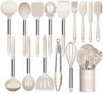 15-teiliges K&uuml;chenutensilien-set Aus Silikon, Hitzebest&auml;ndig, Mit Edelstahlgriffen