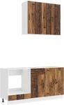 K&uuml;cheneinheit Kalmar 5 Stk. Altholz Holzwerkstoff Vidaxl