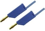 Mln 50/2,5 Bl Messleitung Lamellenstecker 4 Mm Lamellenstecker 4 Mm 0.50 M Blau...