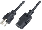 Logilink Strom Anschlusskabel [1x Nema 5-15 Stecker - 1x Kaltger&auml;te-stecker...