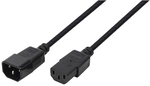 3 M C13-c14 Stromverl&auml;ngerungskabel, Schwarz, F&uuml;r Pc-stromkabel