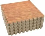 Vidaxl Pool Ground Mat 24 Pcs Wood 8.64 ㎡ Eva Foam