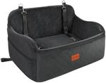 Gro&szlig;er Hundeautositz Mit Memory Foam, F&uuml;r 2 Kleine Hunde, Inkl. Seitentasche...