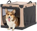 Faltbare Hundebox Mit 3 T&uuml;ren, Verstellbarem Bezug, F&uuml;r Kleine Bis Gro&szlig;e...