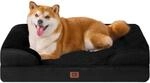 Orthop&auml;disches Hundebett Mit Memory Foam, Waschbar, Wasserdicht, Rutschfest, L