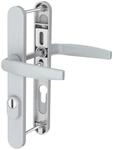 Langschildgarnitur Aluminium Schmalrahmengarnitur 92mm Silber Pz Lochung...