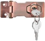 T&uuml;rschloss Mit Schl&uuml;ssel, 90&deg; Drehriegel, Haspe F&uuml;r Schuppen, Schrank,