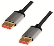 Displayport 1.4 Dp M/m-kabel 8k 60hz 2m Logilink 120hz Hdr Hbr3 32,4gbit/s