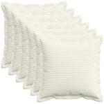 Kissenbezug 6 Stk. Houten Creme 30 X 30 Cm Cord Vidaxl