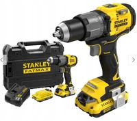 Stanley Fatmax V20 Akku-schlagbohrschrauber Mit B&uuml;rstenlosem Motor, 18 V, 2 X...
